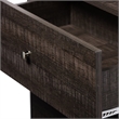 Bowery Hill Contemporary 3-Drawer Wood Storage Chest in Espresso