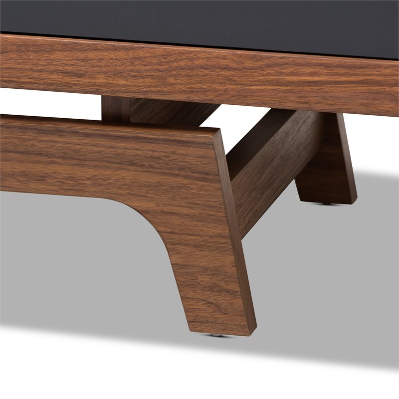 Bowery Hill Mid-Century 3-Drawer Wood TV Stand for TVs up to 63