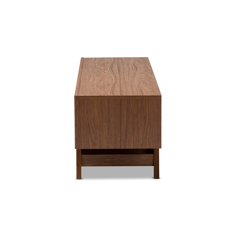 Bowery Hill Mid-Century 3-Drawer Wood TV Stand for TVs up to 63