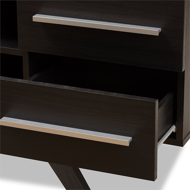 Bowery Hill Mid-Century Wood TV Stand for TVs up to 60