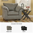 Bowery Hill Fabric Chair in Cobblestone