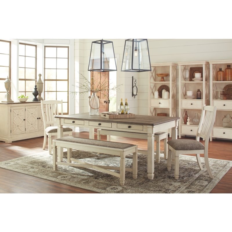 Bowery Hill Dining Table in White
