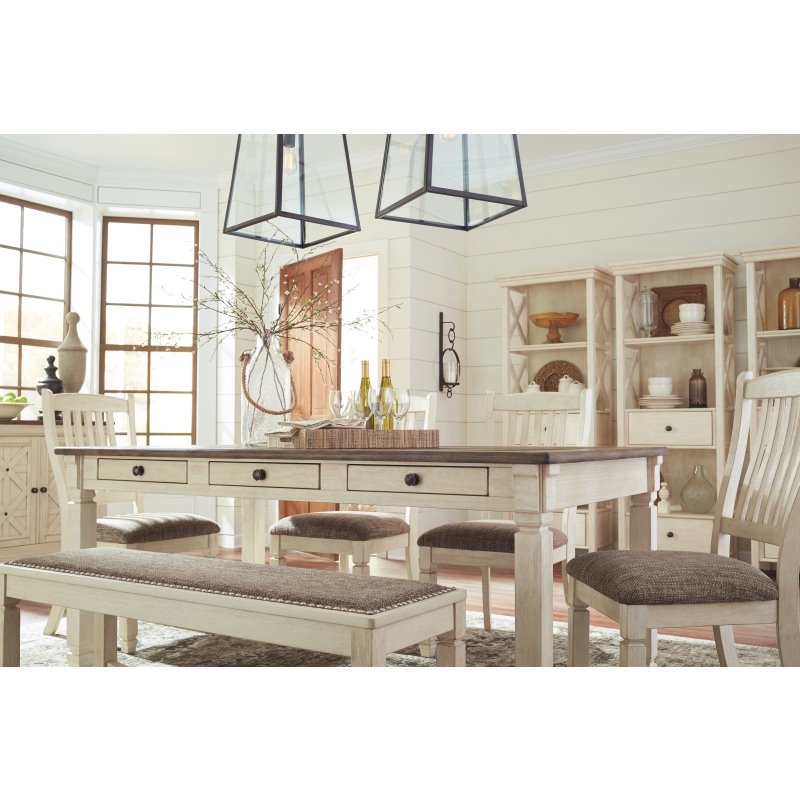 Bowery Hill Dining Table in White