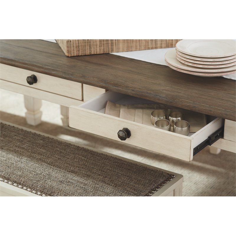 Bowery Hill Dining Table in White
