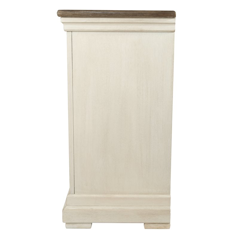 Bowery Hill Server in Antique White and Weathered Oak
