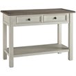 Bowery Hill Wood Antique White Console Table Rectangular 33