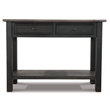 Bowery Hill 2 Drawer Console Table in Grayish Brown