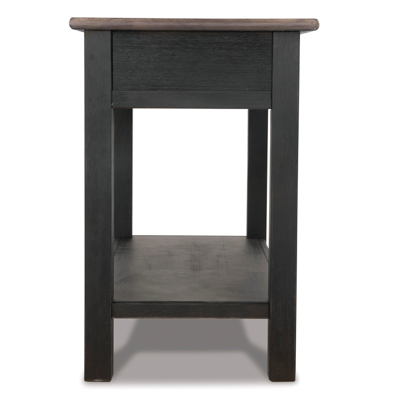 Bowery Hill 2 Drawer Console Table in Grayish Brown