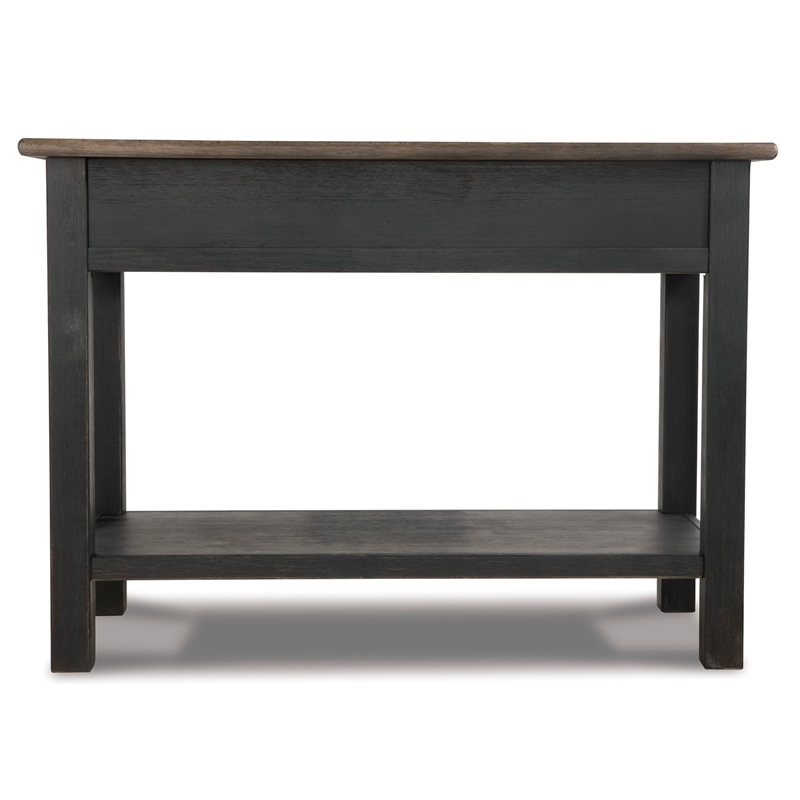 Bowery Hill 2 Drawer Console Table in Grayish Brown