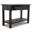 Bowery Hill 2 Drawer Console Table in Grayish Brown