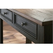 Bowery Hill 2 Drawer Console Table in Grayish Brown