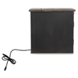 Bowery Hill Storage End Table with USB Ports in Gray