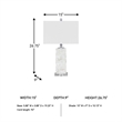 Bowery Hill Table Lamp in White
