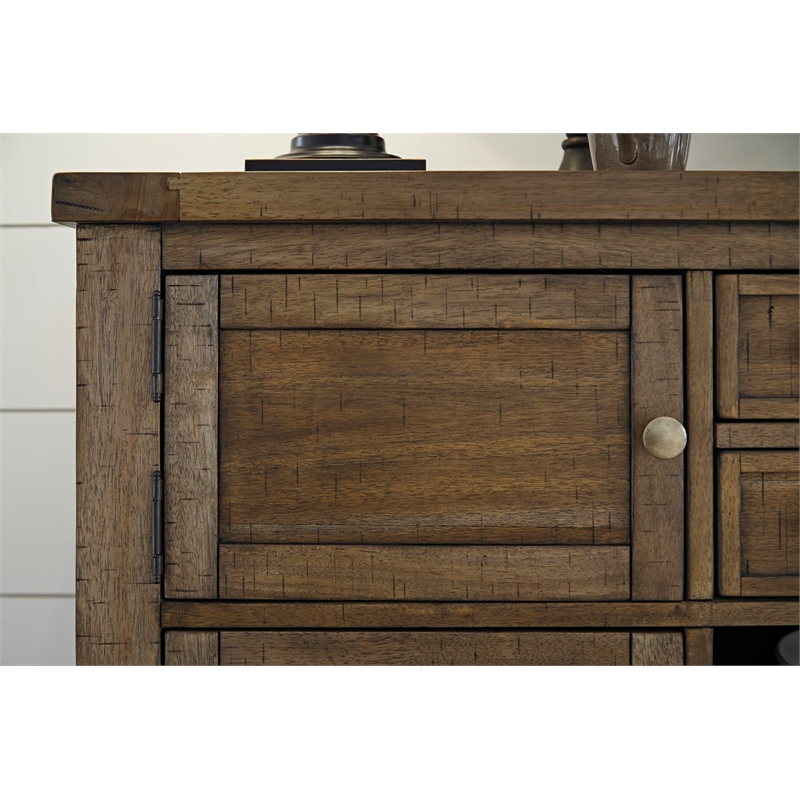 Bowery Hill Server in Grayish Brown