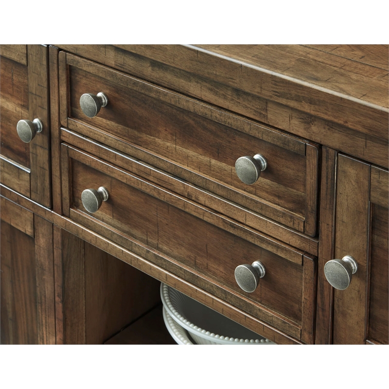 Bowery Hill Server in Grayish Brown