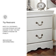 Bowery Hill 2 Drawer Nightstand in White
