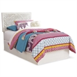 Bowery Hill Engineered Wood White Twin Panel Headboard