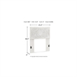 Bowery Hill Engineered Wood White Twin Panel Headboard