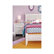 Bowery Hill Modern Engineered Wood Full Panel Headboard in White