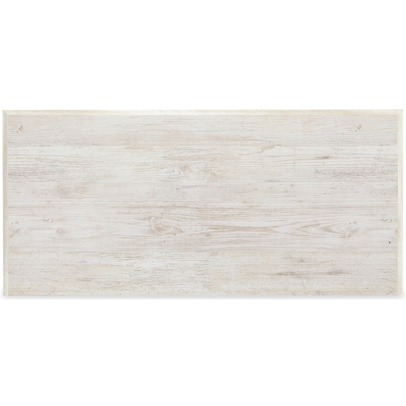 Bowery Hill 5-Drawers with Sliding Door Bedroom Chest in White Wash