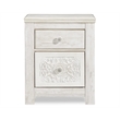 Bowery Hill 2 Drawer Nightstand in Whitewash