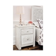 Bowery Hill 2 Drawer Nightstand in Whitewash