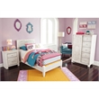Bowery Hill 2 Drawer Nightstand in Whitewash