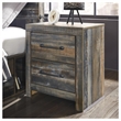 Bowery Hill 2 Drawer Nightstand in Burnt Orange