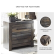 Bowery Hill 2 Drawer Nightstand in Burnt Orange