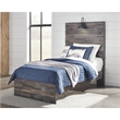 Bowery Hill Twin Slat Panel Headboard with Sconce