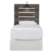 Bowery Hill Twin Slat Panel Headboard with Sconce