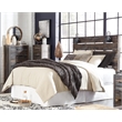 Bowery Hill Engineered Wood Brown Headboard Rectangular USB Charger 63.94