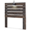 Bowery Hill Full Slat Panel Headboard with Sconce