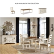 Bowery Hill Ladderback Dining Side Chair in Chipped White