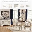 Bowery Hill Ladderback Dining Side Chair in Chipped White