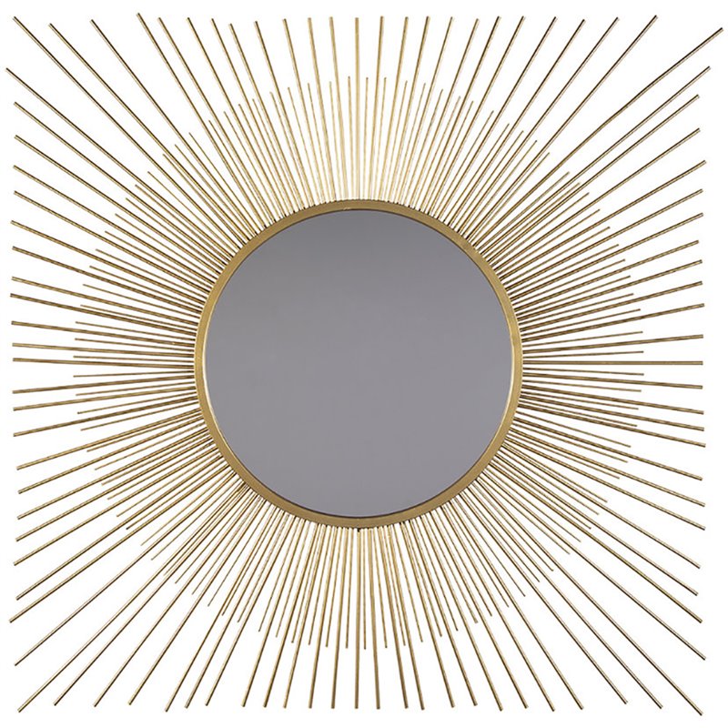 Bowery Hill Decorative Mirror in Gold