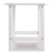 Bowery Hill Patio End Table in White