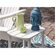 Bowery Hill Patio End Table in White