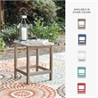 Bowery Hill Patio End Table in Grayish Brown