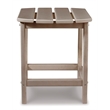 Bowery Hill Patio End Table in Grayish Brown