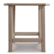 Bowery Hill Patio End Table in Grayish Brown