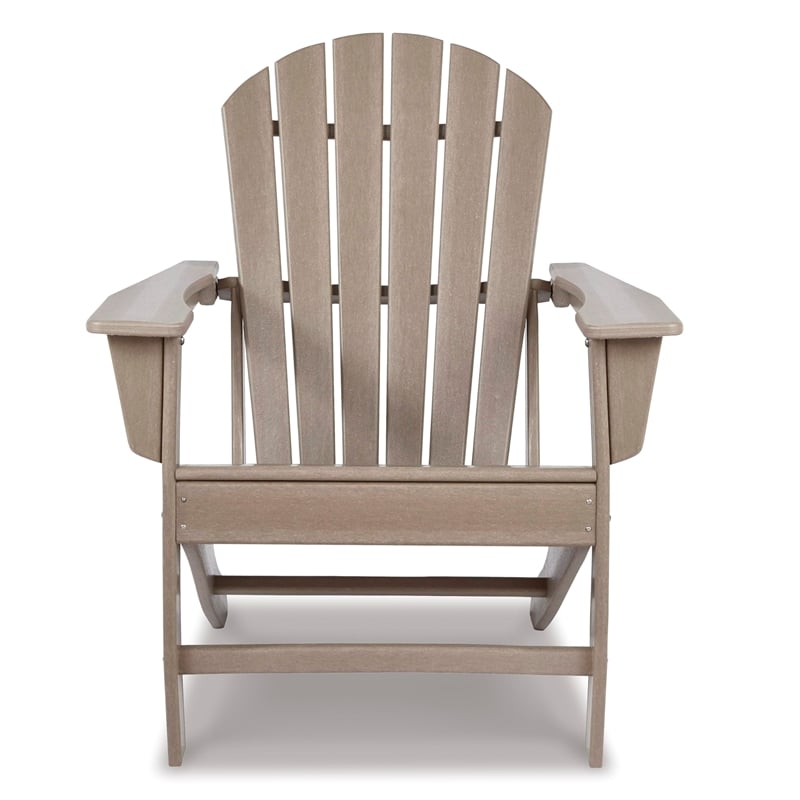 Bowery Hill Adirondack Chair in Grayish Brown