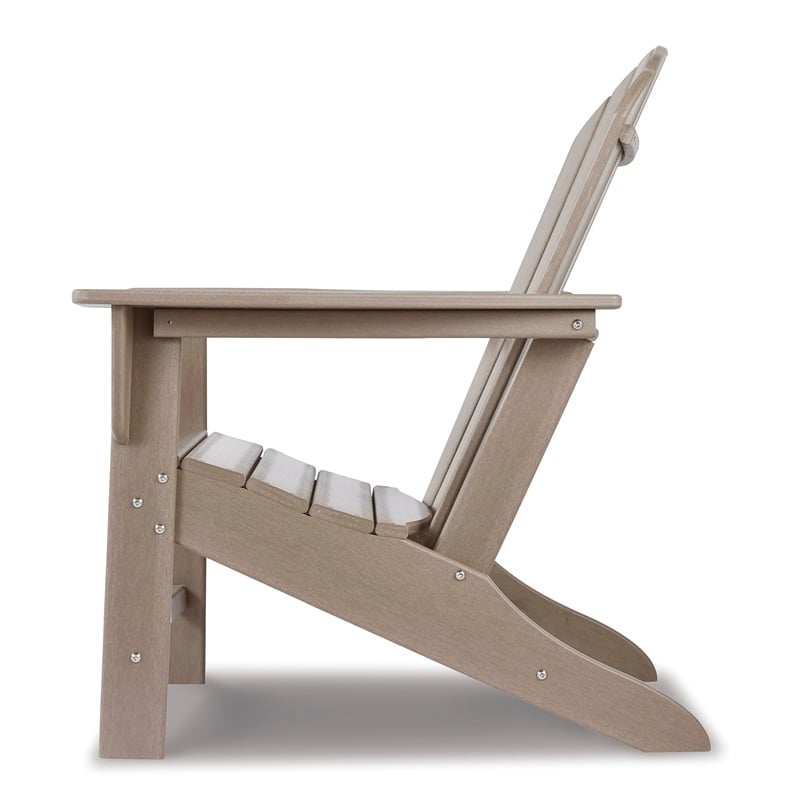 Bowery Hill Adirondack Chair in Grayish Brown