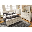 Bowery Hill King Panel Headboard in Whitewash