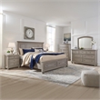 Bowery Hill 2 Drawer Nightstand in Light Gray