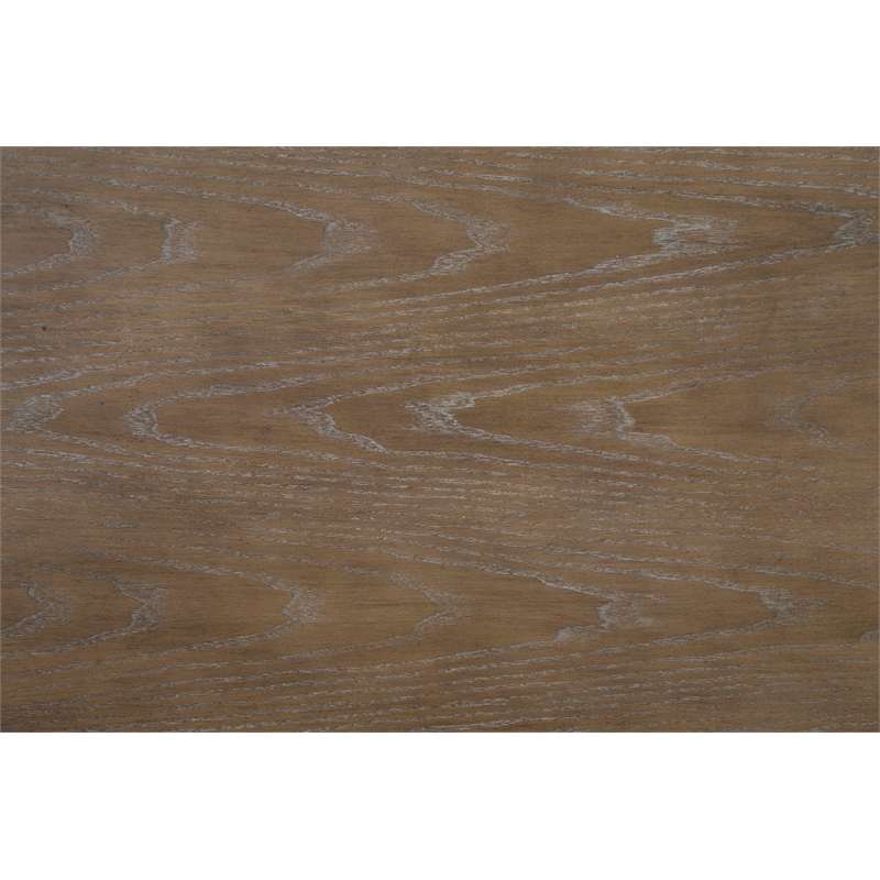 Bowery Hill Ash Veneers Grayish Brown End Table Square 24