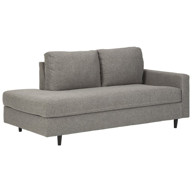 Bowery Hill Right Arm Corner Chaise in Graphite
