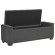 Bowery Hill Storage Bench in Gray