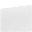 Bowery Hill Metal White Dining Table Square Indoor-Outdoor 31.5