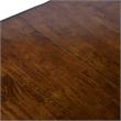 Bowery Hill Wood Extendable Dining Table in Dark Cherry